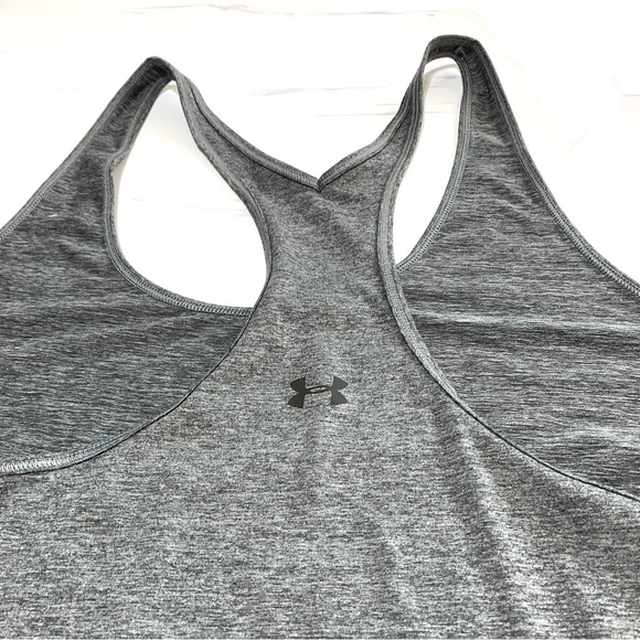Under Armour Gray O Love Burpees Athletic Tank Top Size Medium/Large - Picture 2 of 7